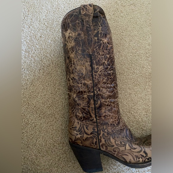 Lucchese Leather Cowboy Boots M5711 - Picture 11 of 12